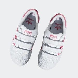 KID'S Adidas Originals Superstar CF Infant White Pink CG6621